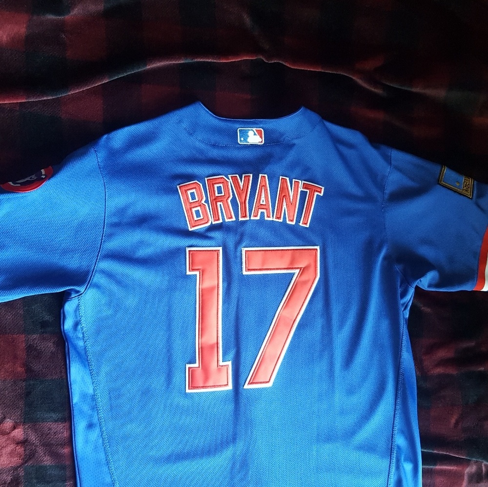 Kris Bryant Chicago Cubs MLB Majestic Jersey Rare - Picture 3 of 6